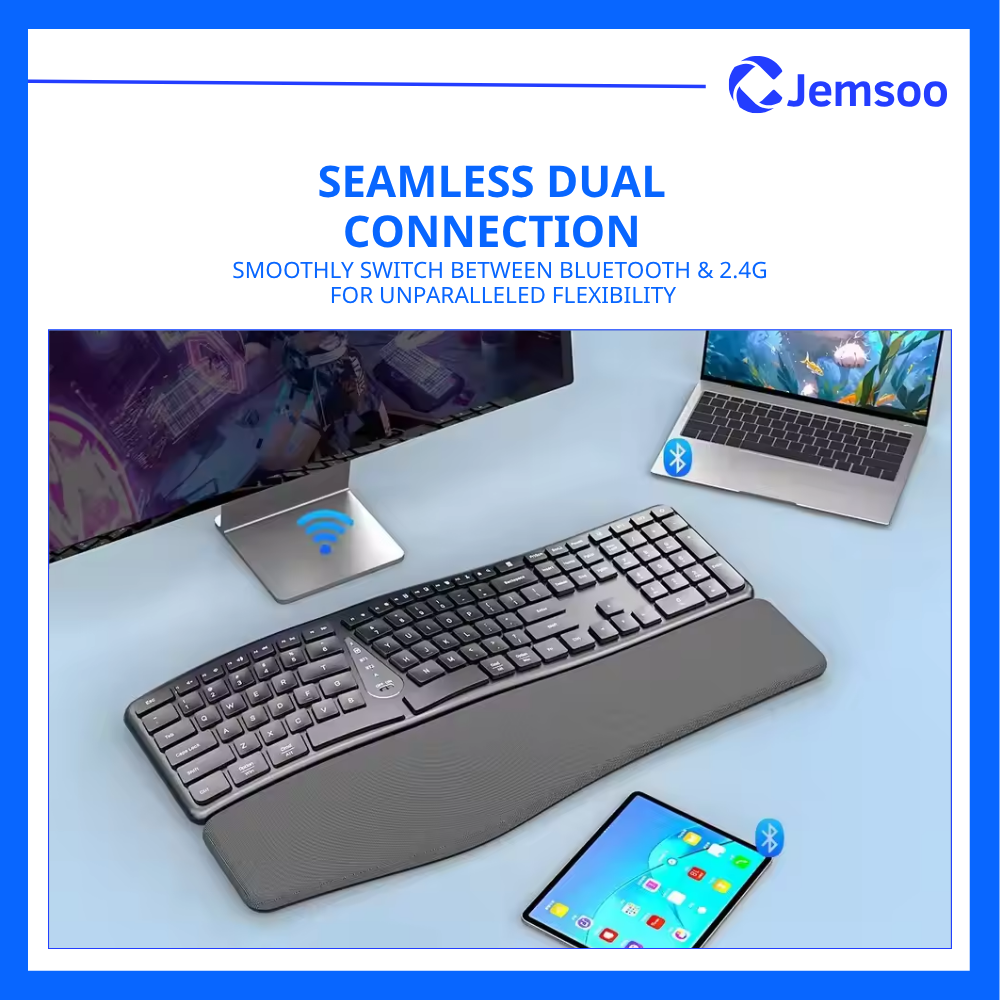 Ergonomic Keyboard | Jemsoo™