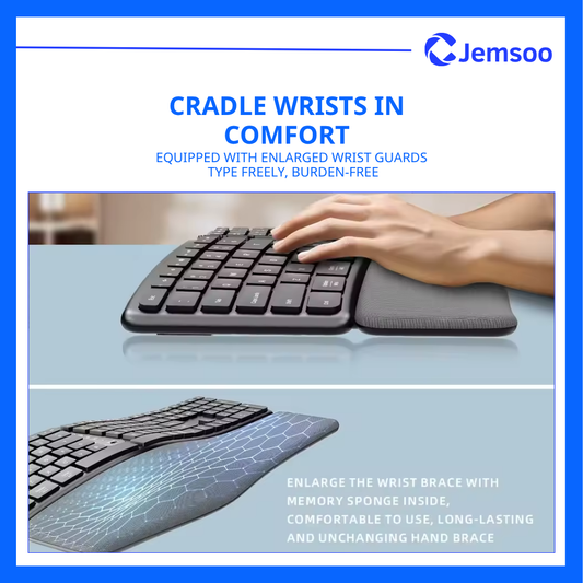 Ergonomic Keyboard | Jemsoo™