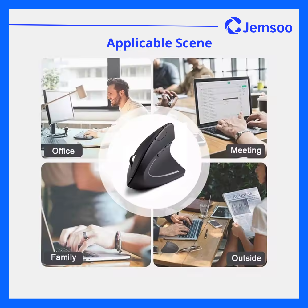 Vertical Mouse Ergonomic | Jemsoo™